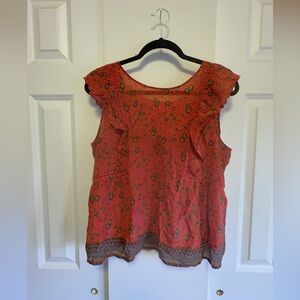 Sezane Amande Blouse | Size 40 | Havana Flowers